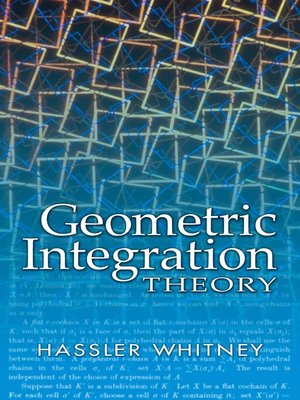 cover image of Geometric Integration Theory